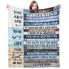 Gift For Girlfriend Flannel Blanket Single-Sided Printed Blanket Decorative Blanket Source