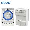 OBOS BS48 Mechanical Timer Switch 220V Time Switch Premium Time Timer with 96 Times On/off Per Day Mini Set Time Range 15min2