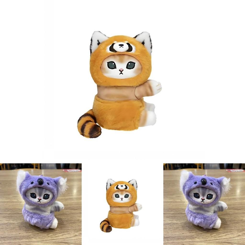 Плюшева іграшка кіт Мофусанд, кліпса на плече з мультяшним дизайном коали та єнота для декору дитячої кімнати