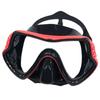 Diving goggles large frame silicone mask breathing tube set