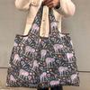 Eco-Friendly Foldable Single Shoulder Grocery Bag for Women, Large Capacity
