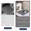 Silicone Coffee Machine Mat & Drip Tray - Two-in-One Square Tamper Mat for Countertops