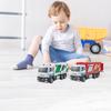 Simulation Fire Truck Ladder Truck Sprinkler Truck Sanitation Truck Alloy Engineering Vehicle Children's Car Model Toy