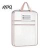 Portable Storage Pouches Transparent Nylon Document Bag Lightweight Mesh File Organizer with Zipper School Stationery Organizers And Strap,