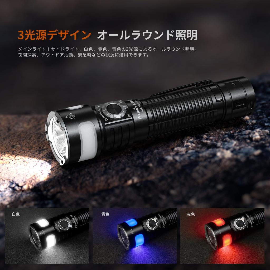 Fenix LD35R Rechargeable LED 1800 IP68 101 Hours 54 Minutes of Battery 337M Beam Portable High Ultra Perfect for Outdoor and 3400mAh Battery Powered