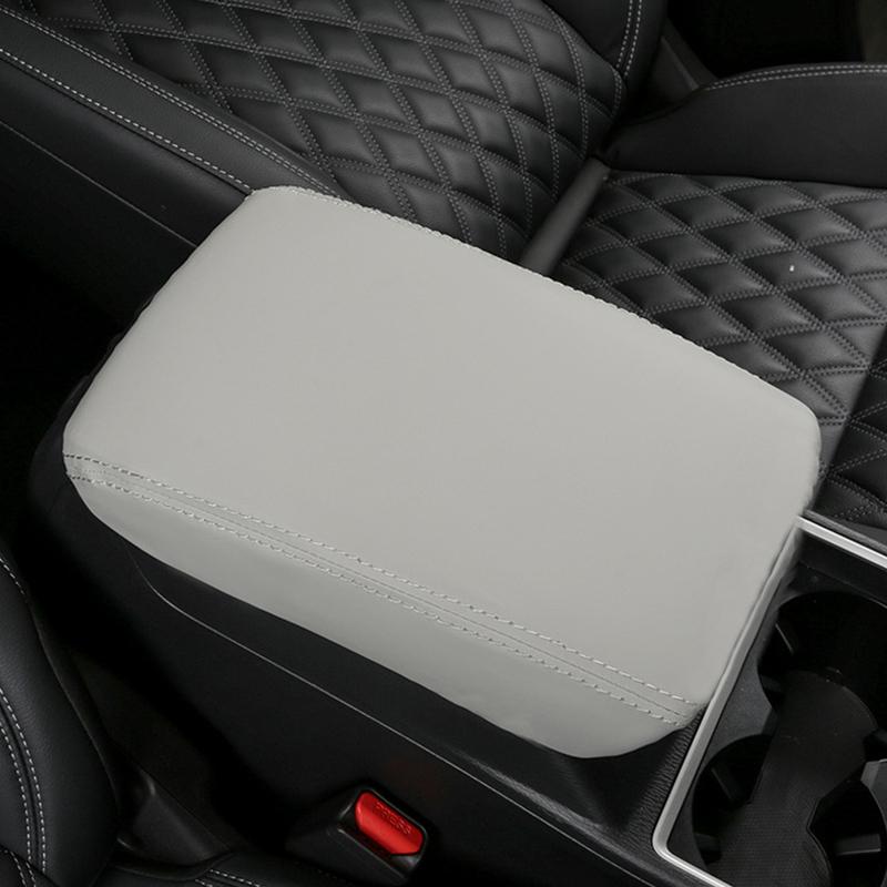 Car Accessories for Mitsubishi Outlander   2024 2025 Central Armrest Box Console Cover Leather Armrest Box Pad 1pcs