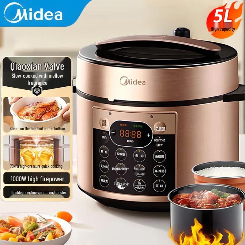 Midea Smart 5L Electric Pressure Cooker