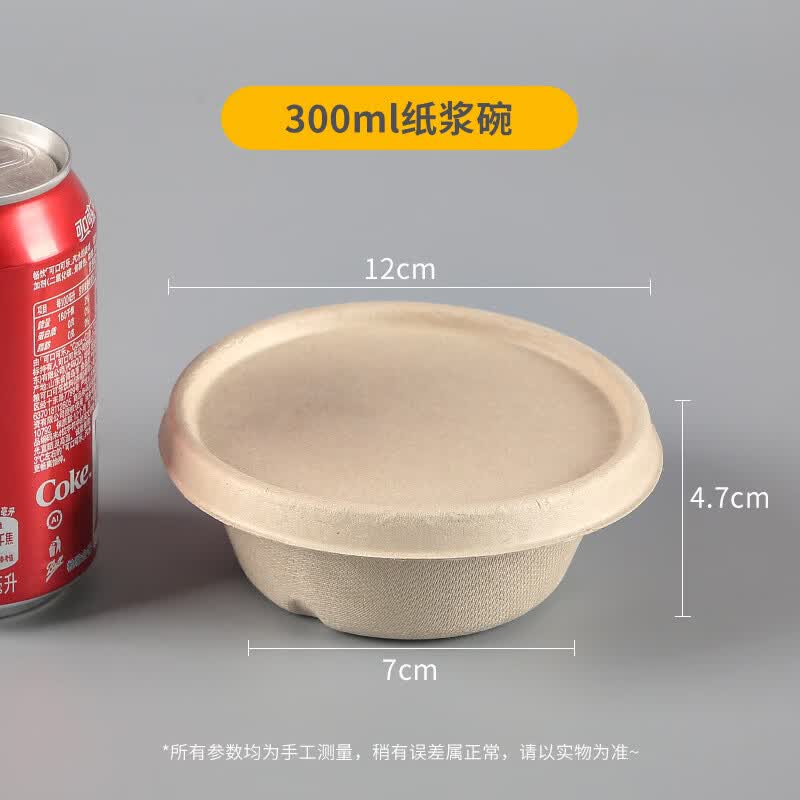 Hanyou Disposable Pulp Bowls with Lids