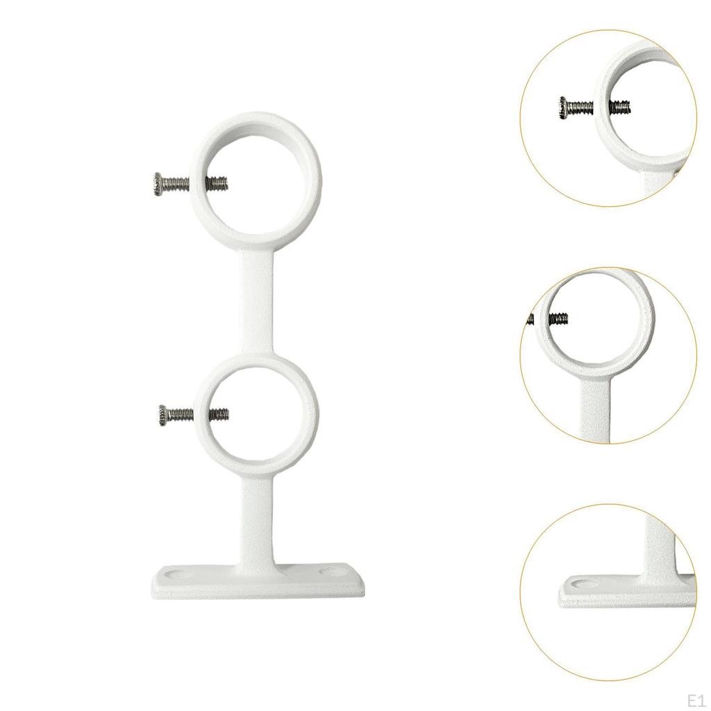 Doppelte Gardinenstangenhalterung unterstützt Fenstervorhanghalter für Hotel