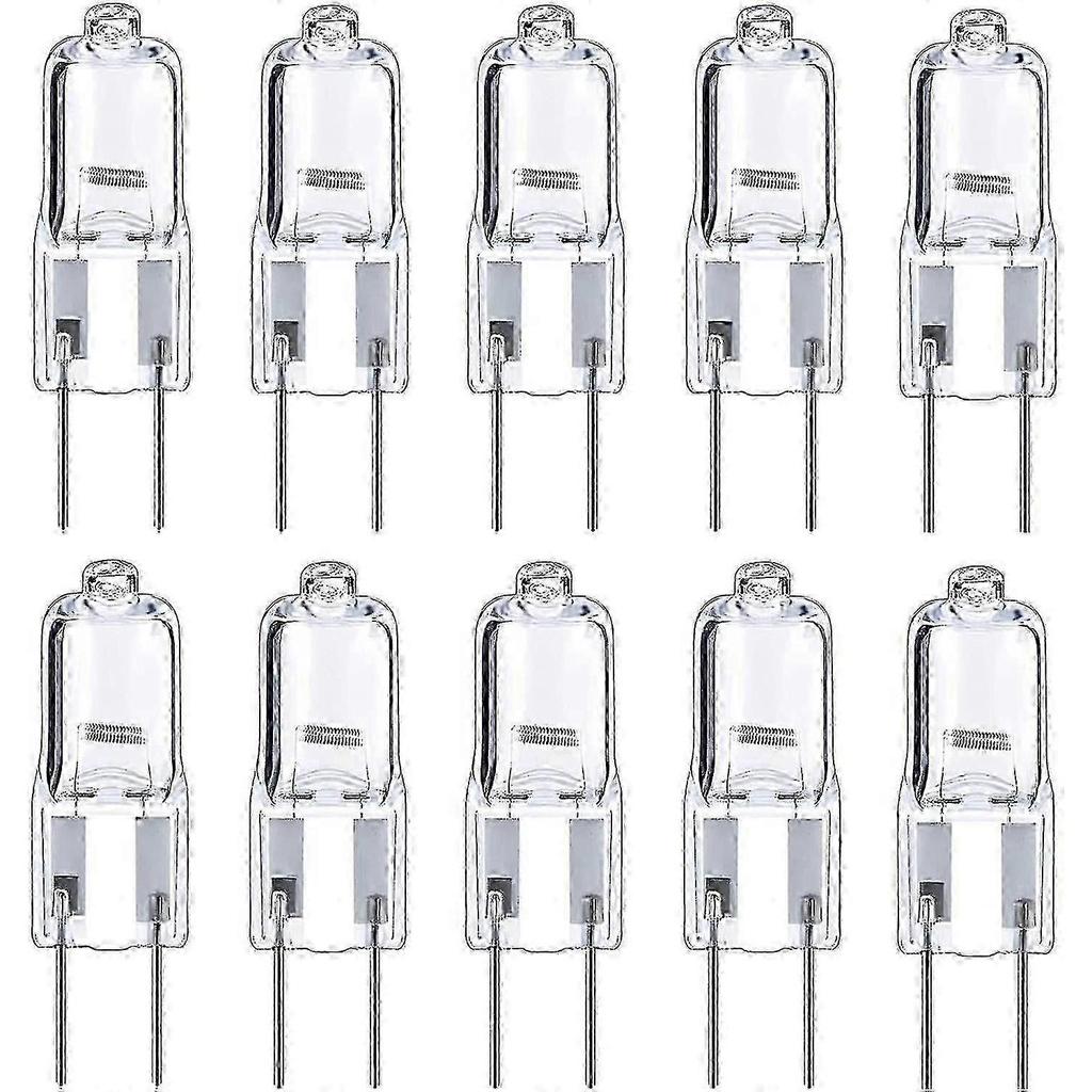10pcs G6.35 Halogen Light Bulbs 2 Pin 12v 35w, Warm White 2700k, For Chandeliers, Track Lights, Landscape Lights, Desk Lamps S202412242326
