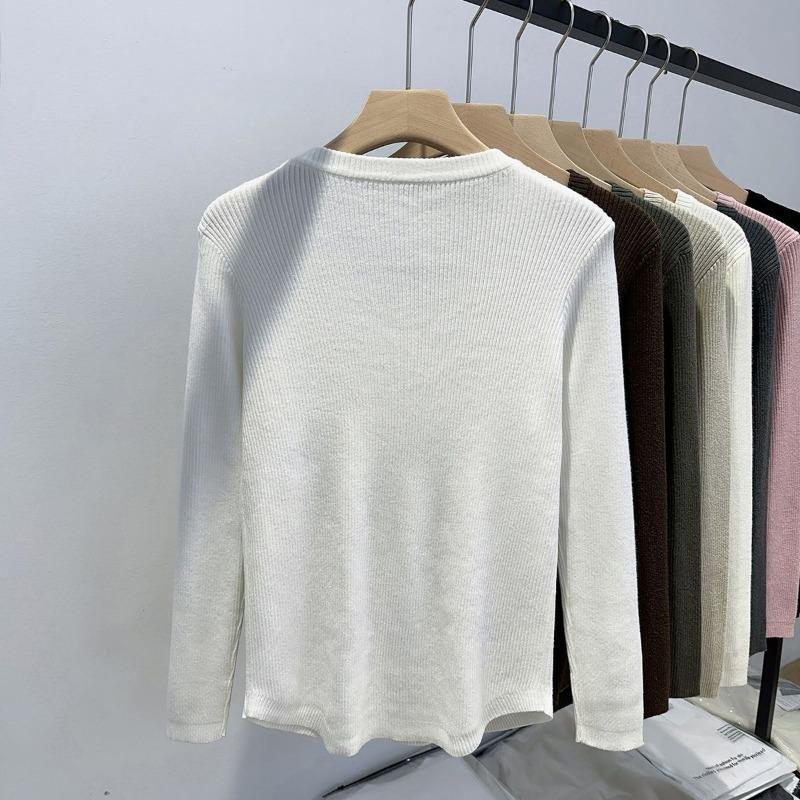 Blusas para Mulheres Camisas de Manga Comprida Inverno Tamanho Grande Lã Grossa Casual Algodão Blusa Solta Tops Pulôver