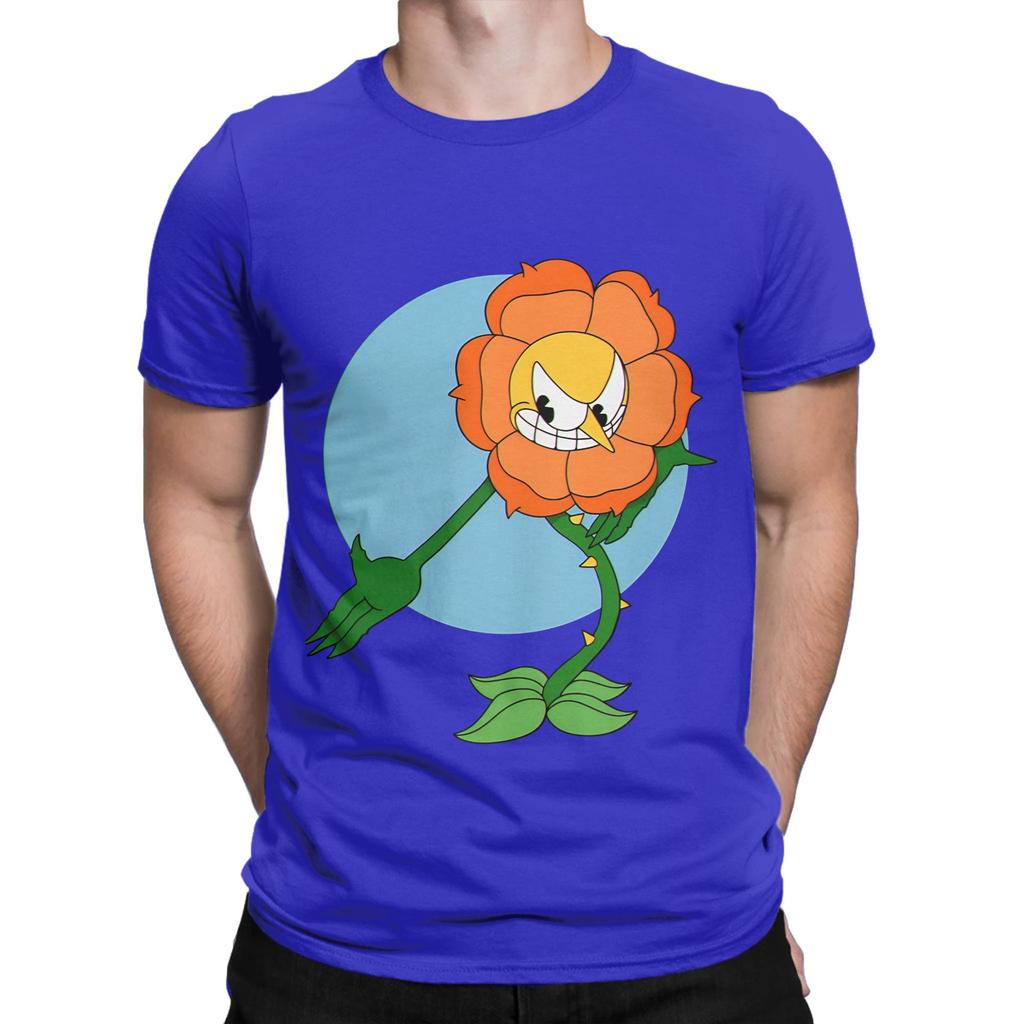 Funny Unisex Video Cuphead Games Gift Music Fans Graphic 100 Cotton TShirt Cuphead Tops Tees For Unisex
