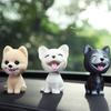 Décoration de voiture, figurines de chiens mignons de dessin animé, cadeaux pour filles, accessoires de tableau de bord intérieur de voiture