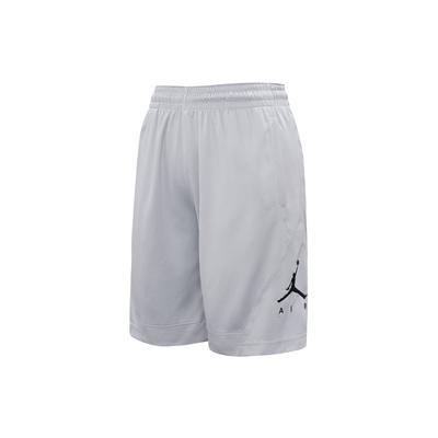 Pantaloni scurți de baschet din tricot cu uscare rapidă cu imprimeu cu logo triunghi cu dungi Air Rise Pantaloni de jos pentru bărbați gri BV5265-012