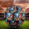 Batman Print Size 5 Soccer Ball, Standard Match Football for Sports Game and Team Practice, Ideal Gift for Soccer Fans