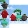 Adorable Cute Broccoli Plush Toy Keychain Soft Doll Bag Charm For Kids And Adults