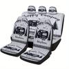 Camping Memories Sign Designed Car Seat Cover Set For Most Cars, High-quality Comfortable Car Seat Protector Covers Full Set, Un
