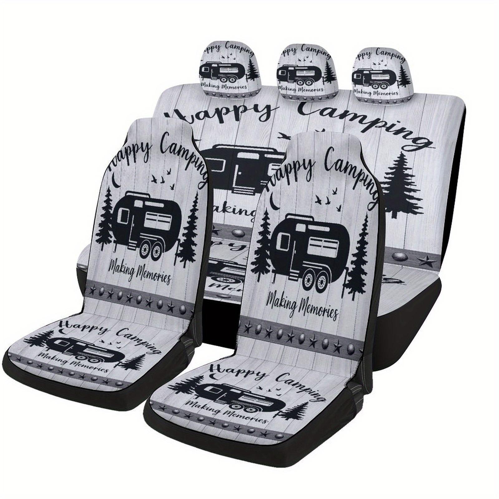 Camping Memories Sign Designed Car Seat