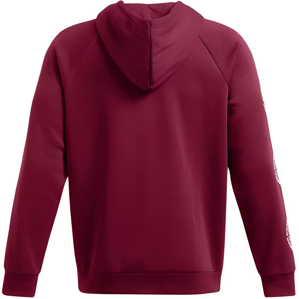 Under Armour Rival Fleece Fashion Comfortable Soft Hooded Sweatshirt Men Sweatshirt Red 1386593-625