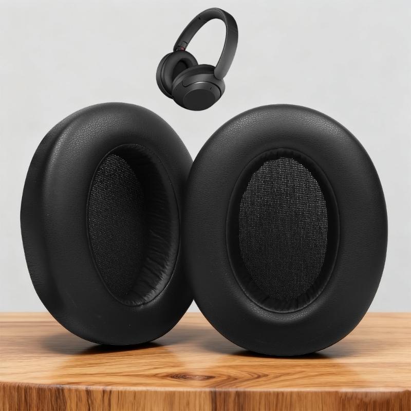 Earpads for WH-XB910N Wireless Headsets Replacement Ear Cushions Breathable Leather Material For Comfort
