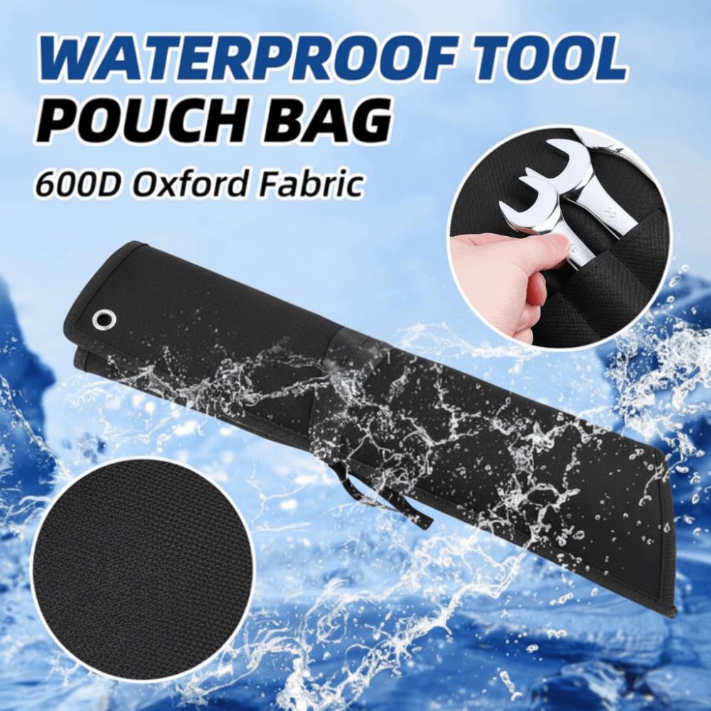 Water Proof Oxford Cloth Tool Pouch Bag 16 Pockets Tool Roll Bag Wrench Pouch  Hand Tool Storage
