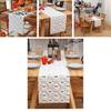 Black Eye Ghost Embroidered Doublesided Table Runner For Party Decor And Event Displays