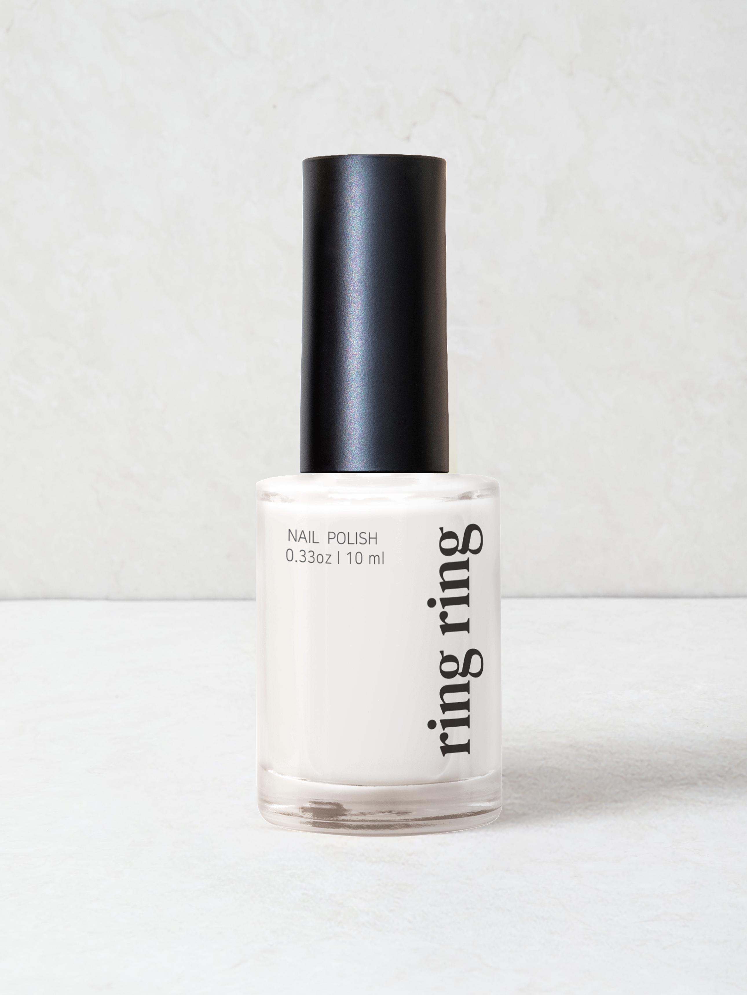 Ring Ring Solid Nail Polish 10ml - White 1ea