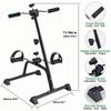 Household Elderly Pedal Rehabilitation Bike Pedal Exerciser Hand Arm Leg Adjustable Seniors Fitness Equipment