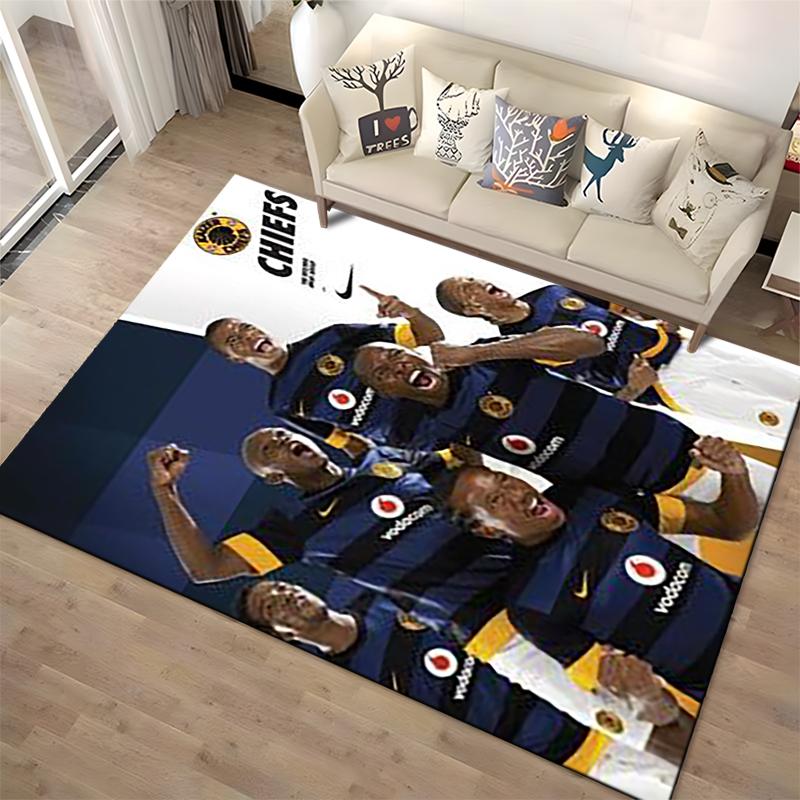 "Football Team Celebration Design Rug" Non-slip Rug Suitable for Living Room and Bedroom Sofas