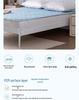 Silk Enjoy PCM Temperature-Controlled Double-Sided Mattress Topper, Machine Washable, 4 Seasons Use, Student Dorm Pad.