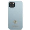 Guess Guhcp13Mps4Mb Iphone 13 / 14 / 15 6.1 Niebieski/Blue Hardcase Saffiano 4G Small Metal Logo
