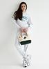 Juneci Sports Club Jsc Leather & Canvas Tote Bag (Natural_Green)