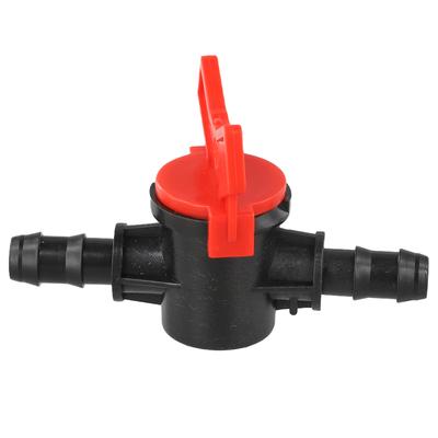 8Pcs Straight Through Switch Valve Garden Hose Faucet Irrigation Water Valve 8/11mm  Pipe Drip Hose Connector Shut-Off Switch