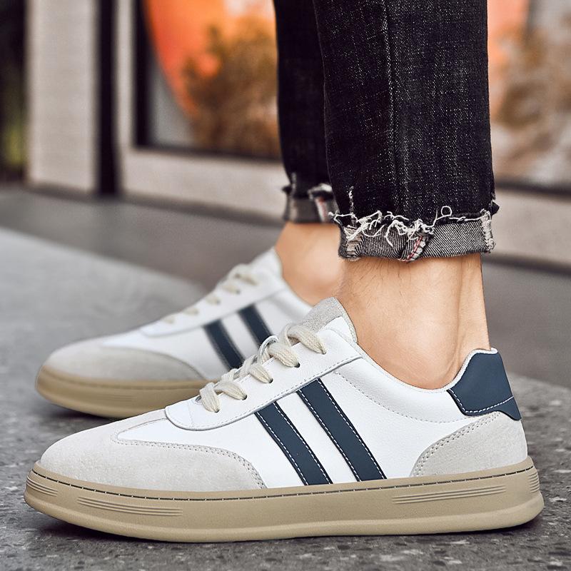 Men's Shoes Autumn Fashion Sports Shoes Trend Breathable Platform Men's White Shoes Board Shoes Men's Outdoor Casual Shoes