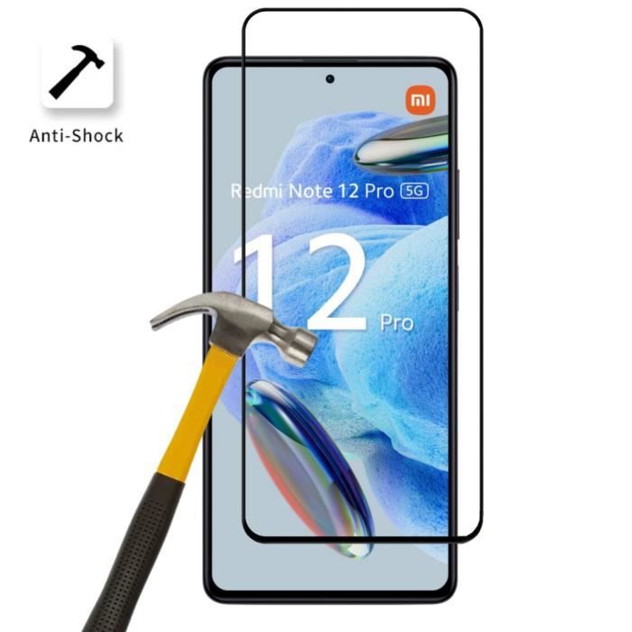 Tempered Glass for Xiaomi Redmi Note 12 PRO 5G [4 Pack] Phonillico® Screen Protector Glass Film