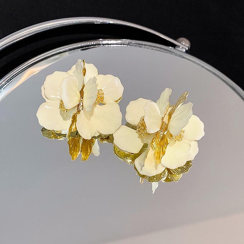 Medieval Retro Palace-Style Luxurious Round Earrings