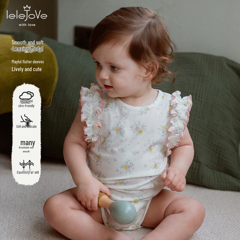 LELE JOVE Infant Sweet Romper Bodysuit 100