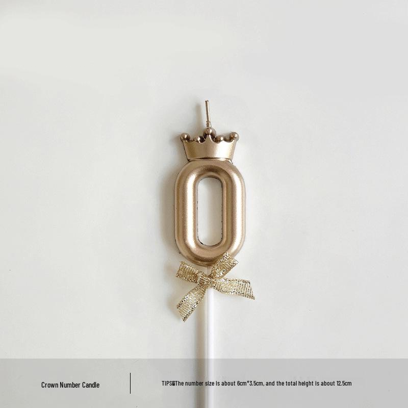 Cute Bowknot Dessert Cake Candle Decoration for Birthday Parties