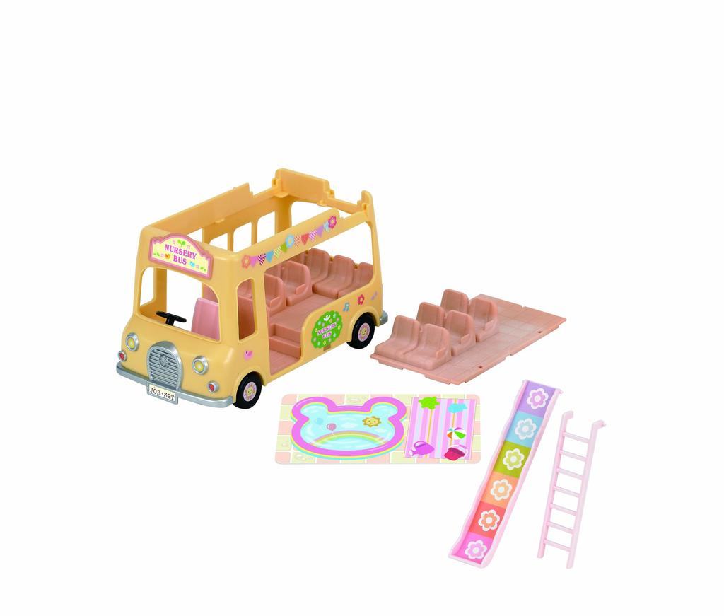 Sylvanian Families Nursery Double Decker Bus 5101 [Parallel Import]