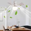 30W LED Light Ceiling Fan with Remote Control Ceiling Fans Lamp 3 Speeds Adjustable Decorative Ceiling Fanlight for Home Bedroom