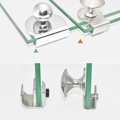 Keine Perforation Edelstahl-Glastürgriff/Klemme/Clip für Büro-Glastür Hochwertiges Haushaltszubehör Heimwerkzeuge