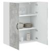 Wall Cabinet LUCCA Concrete Grey 80 x 31 x 100 cm Particleboard