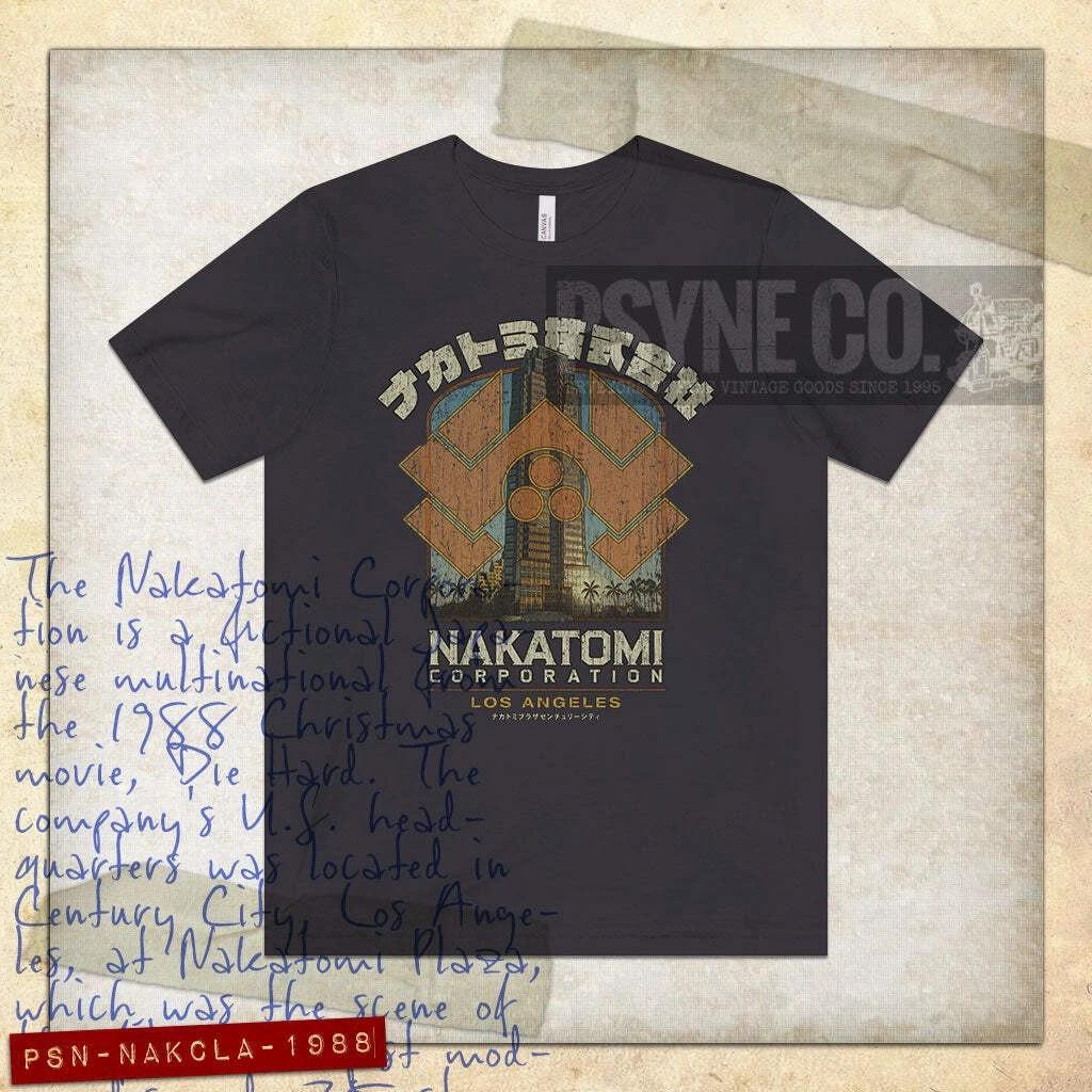 

Nakatomi Corporation Los Angeles 1988 Vintage Men s T shirt S