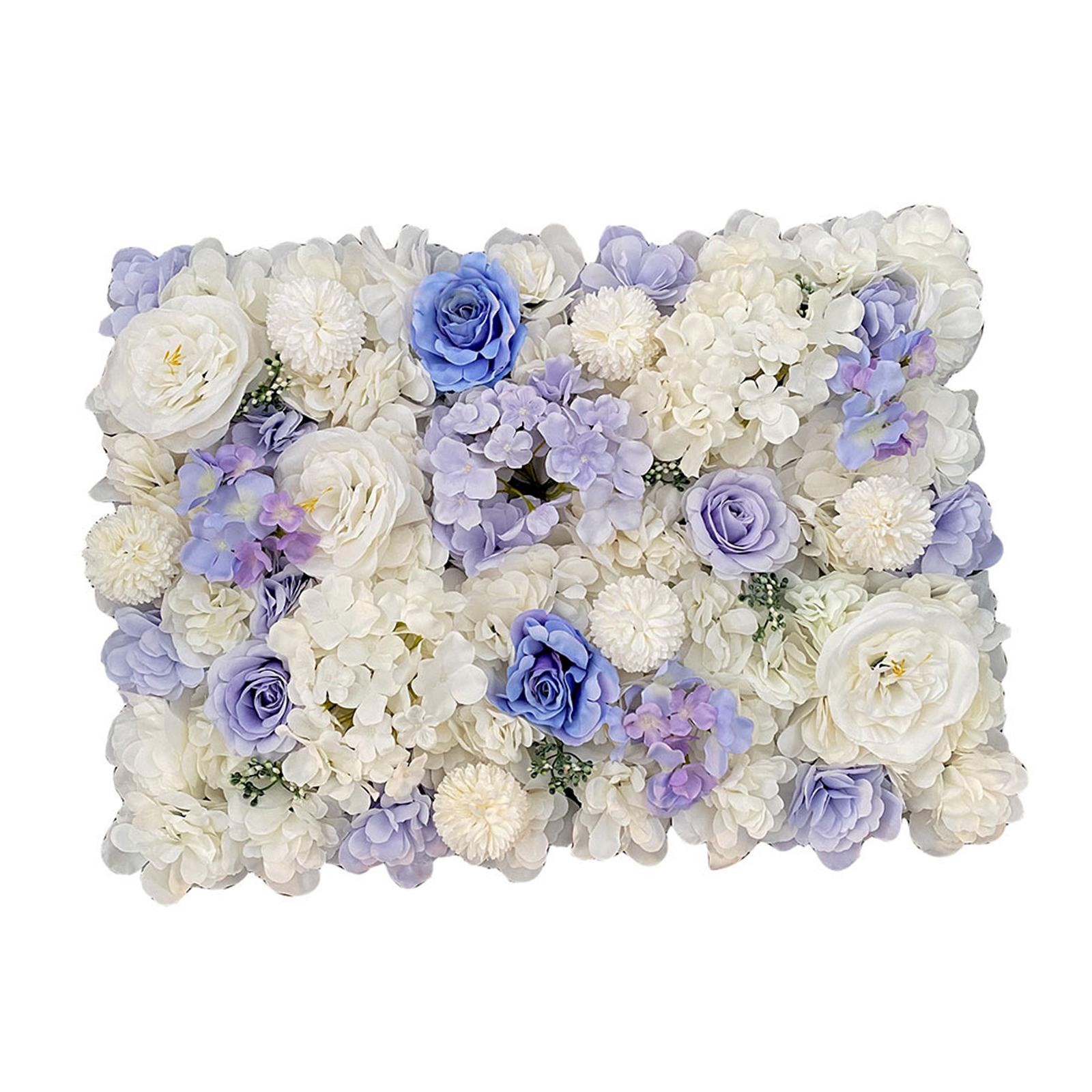 

Artificial Flower Panel Decorative Romantic Valentines Day Gifts Rose Backdrop for Wedding Event Stage Valentines Day Wall Decor
