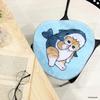 MORIPiLO Mofusand Shark Nyan Entrance 45cm Mofusand Morishita Makura Mat, Small, Cute, Approx. (Die-Cut, Gray), Merchandise, Character,
