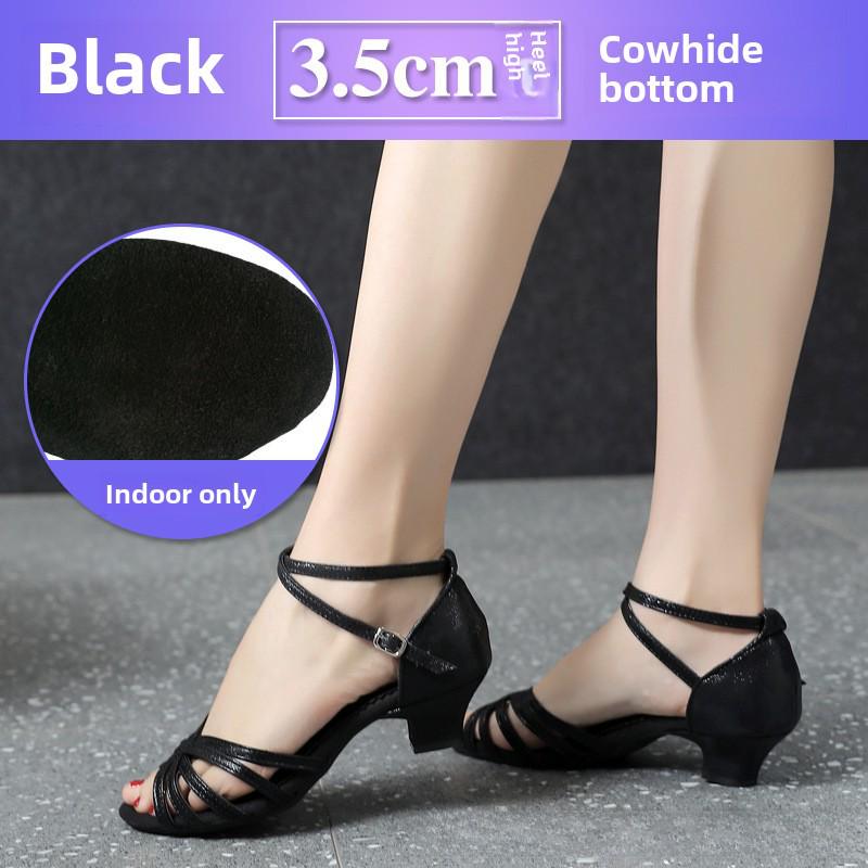 Dámské boty s měkkou podrážkou na latinskoamerické a čtvercové tance pro společenské tancování