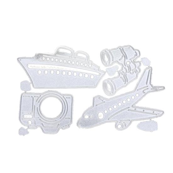 Schiff Flugzeug Metall Stanzformen DIY Scrapbook Prägepapier Karten Album