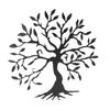 30cm Tree Of Life Metal Wall Art Hanging Decoration Black Family Tree Wall Plaque for Living Room Bedroom 25-26s