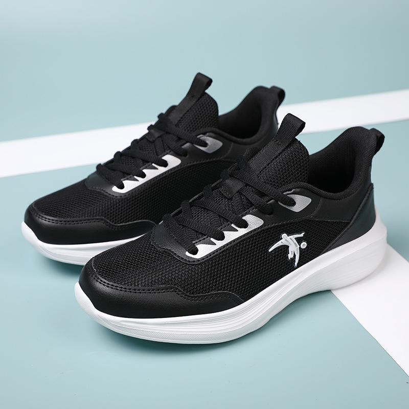 Girls spring and autumn running shoes lightweight shock absorption special running shoes ultra-light soft sole non-slip waterproof student sports