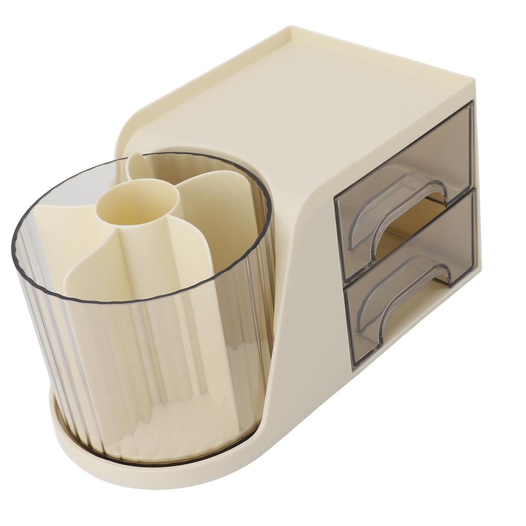 Desktop   Drawer Type Rotatable Multifunctional Stationery Holder Cosmetics Storage Box